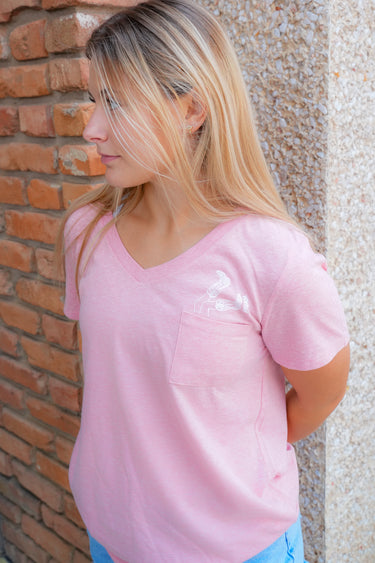 Boots in Pocket Tee